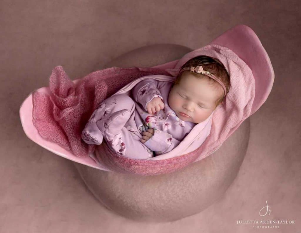Reinforced belly bump bowl for newborn photography, Precious Memories training, Dorset UK