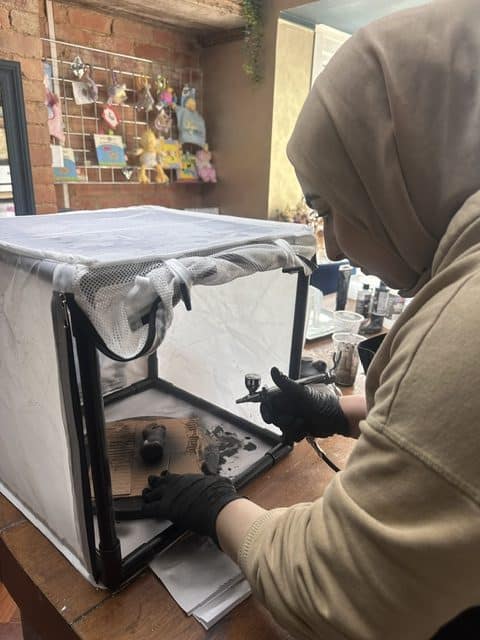airbrush 3d life cast masterclass